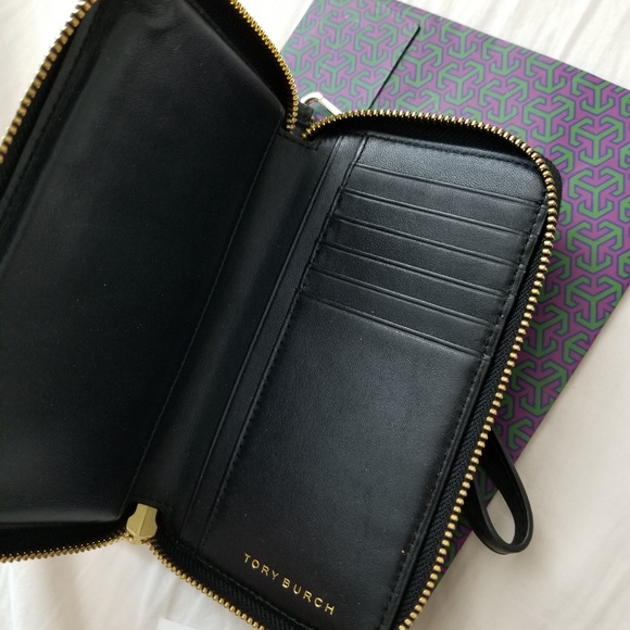 Tory Burch Marion Embossed Zip Wallet Wri… - Picture 5 of 8